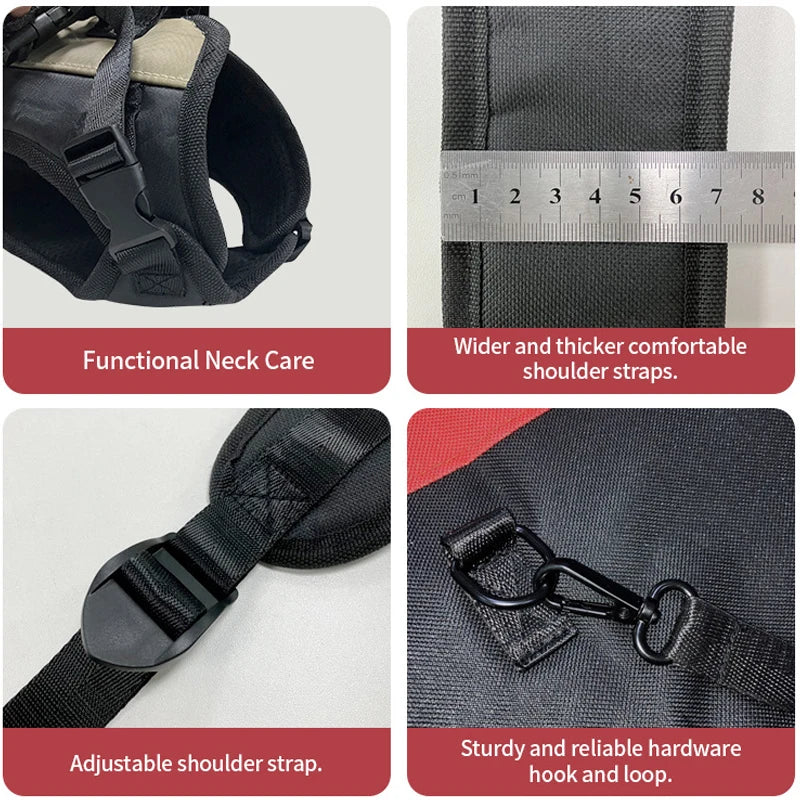 Mochila de viagem para animais de estimação (3 tamanhos) - Mochila de ombro para caminhadas e passeios ao ar livre, resistente e confortável