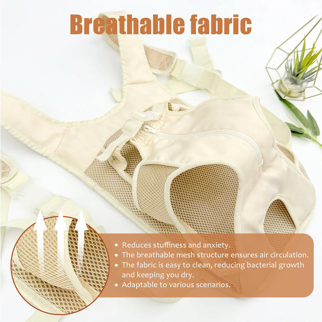 Nova Mochila para Cães e Gatos, Estilo Abraço
