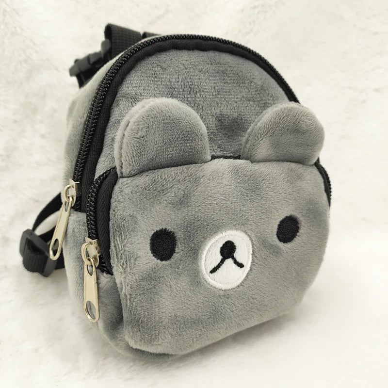 Mochila resistente para cães, mochila de transporte individual para filhotes, coleira ajustável