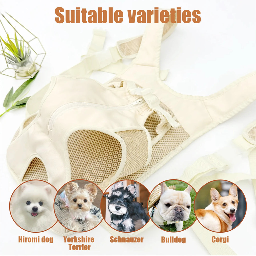 Nova Mochila para Cães e Gatos, Estilo Abraço