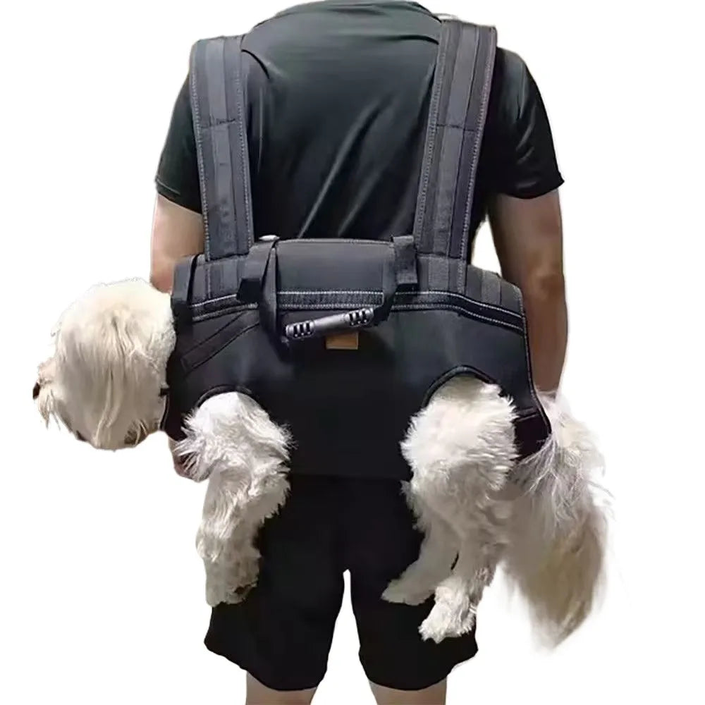 Mochila de viagem para animais de estimação (3 tamanhos) - Mochila de ombro para caminhadas e passeios ao ar livre, resistente e confortável